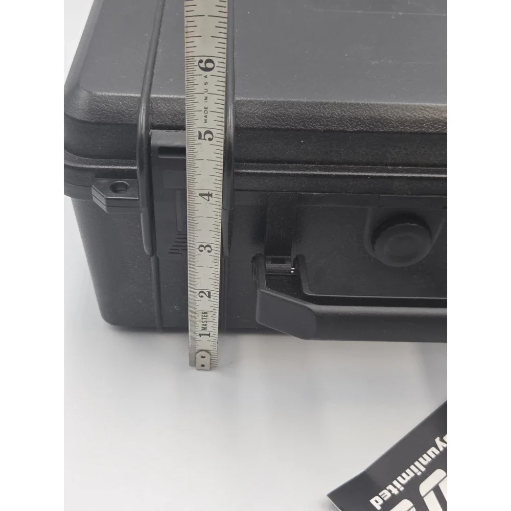 11in Waterproof Hard Case with DIY Customizable Foam Insert NWT Brand HUL